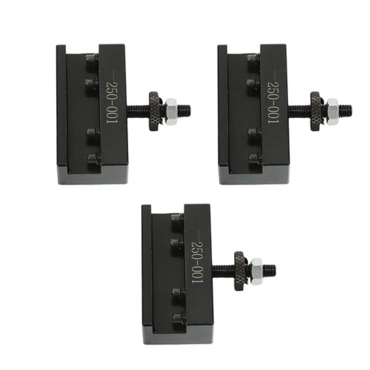 Solid Spare New 3PCS #1 Quick Change Turning & Facing Lathe Tool Post Holder 250-001 OXA
