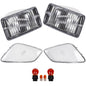Solid Spare Clear Plastic Bumper Signal Fender Side Marker Lights For Jeep Wrangler TJ 97-06