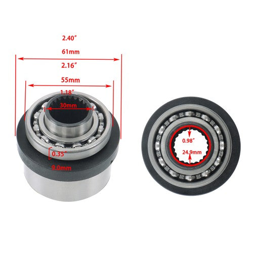 Solid Spare 3236672 Front Differential OST Output Hub For Polaris Sportsman 570 EFI 2014-21