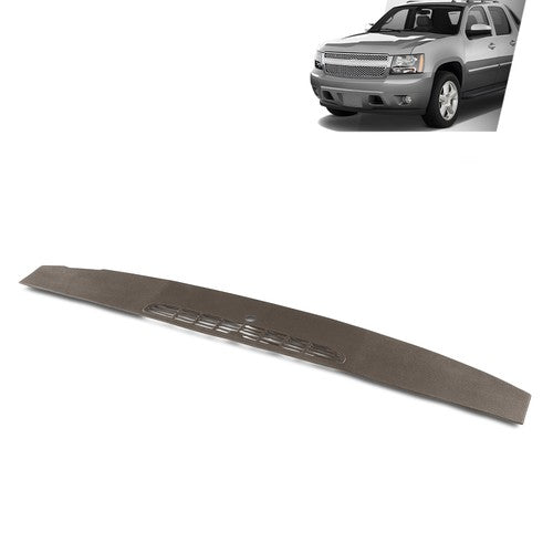 Solid Spare TPE Upper Dash Front Section Panel Brown Fit For 07-13 Chevrolet GMC Cadillac