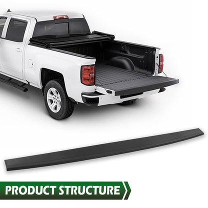 Solid Spare Tailgate Cap Molding Top Protector Fit For 2014-2019 Chevy Silverado/GMC Sierra