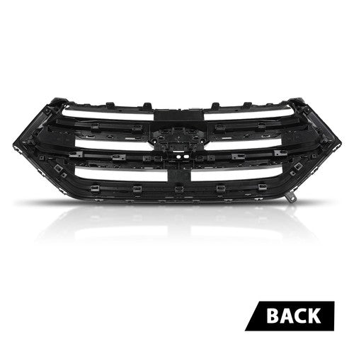 Solid Spare Front Bumper Upper Grille W/ Camera Hole Fit For 2015 2016 2017 2018 Ford Edge