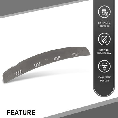 Solid Spare TPE Defrost Dash Vent Cover Cap Gray Fit For 02-05 Dodge Ram 1500 2500 3500