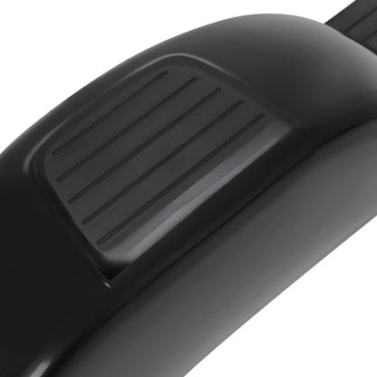 Solid Spare Glossy Black 2 (TWO) SINGLE AXLE TRAILER FENDERS FOR 13" WHEELS TIRES SKIRT BOAT