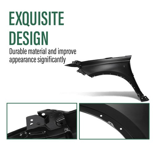 Solid Spare Fender Front Left & Right Fit For 2020-2025 Cadillac XT6 84596459 84596460