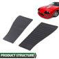 Solid Spare Fit For 1985-1990 Camaro Z28/IROC-Z IROC Hood Louvers New Reproduction Pair