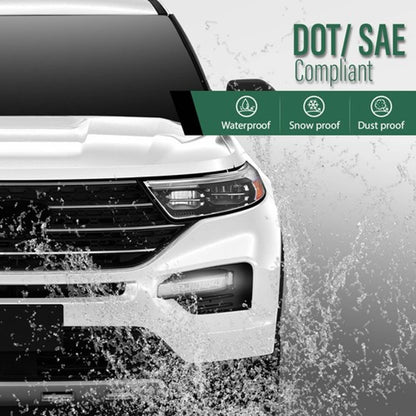 Solid Spare Fit For 20-24 Ford Explorer Front Bumper LED Fog Light Driving Lamp Left Side