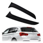 Solid Spare Fit For 12-19 BMW F20 F21 Glossy Rear Window Spoiler Side Wing Trim Cover