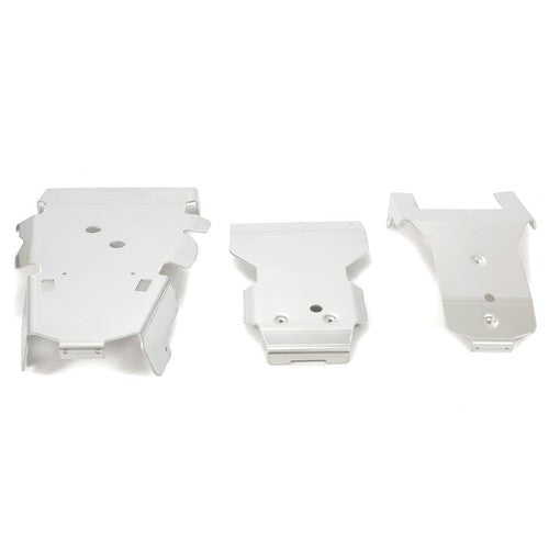 Solid Spare 3pc Skid Plate Aluminum Fit for Honda Rubicon IRS 500 2015-2019 & 520 2021