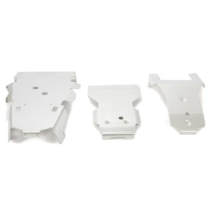 Solid Spare 3pc Skid Plate Aluminum Fit for Honda Rubicon IRS 500 2015-2019 & 520 2021