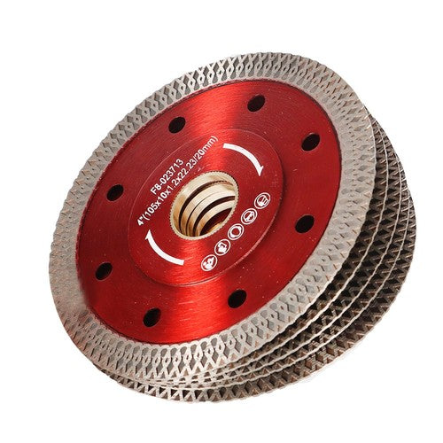 Solid Spare 4" Dry Wet Super Thin Diamond Porcelain Saw Blades Ceramic Cutting Disc Wheels