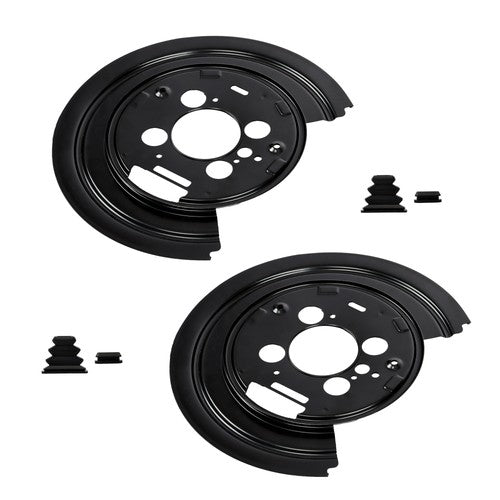 Solid Spare 2* Pair Rear Brake Dust Shields For Ram 1500 2015-2019 924-235 4779823AC