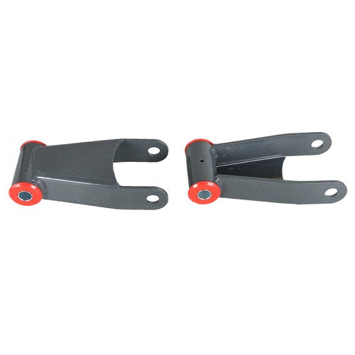 Solid Spare 2× 2" Rear Drop Lowering Shackle Kit For Ford F250 Super Duty 2WD 1999-2006 2007