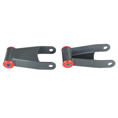 Solid Spare 2× 2" Rear Drop Lowering Shackle Kit For Ford F250 Super Duty 2WD 1999-2006 2007