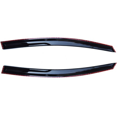 Solid Spare Window Rain Guard Visors 4-Door Sedan For Honda Civic 2006-2011 Mugen II Style