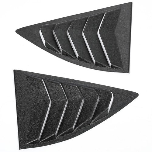 Solid Spare Rear & Side Window Louvers Cover For 2010-2015 2011 2012 2013 2014 Chevy Camaro