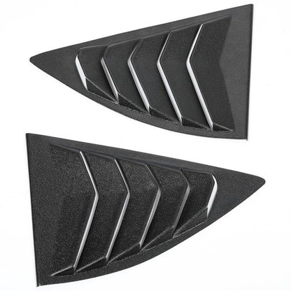 Solid Spare Rear & Side Window Louvers Cover For 2010-2015 2011 2012 2013 2014 Chevy Camaro