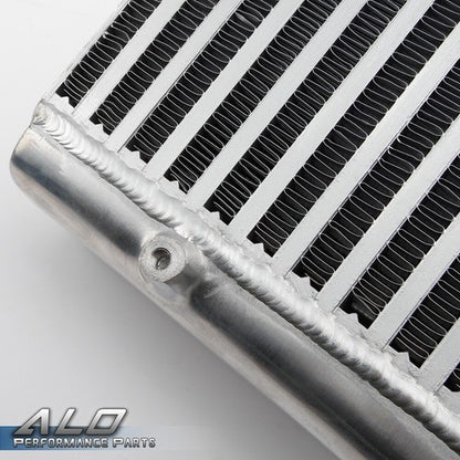 Solid Spare Fit For 90-96 NISSAN 300Zx Twin Turbo Dual Side Mount Aluminum Intercoolers