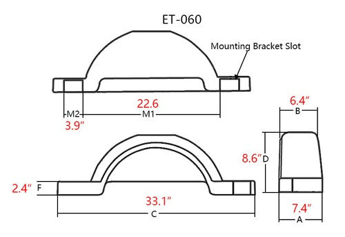Solid Spare Set Of 2 Single Axle Trailer Fenders w/ Steps For 12" Wheels Tires Skirt Boat