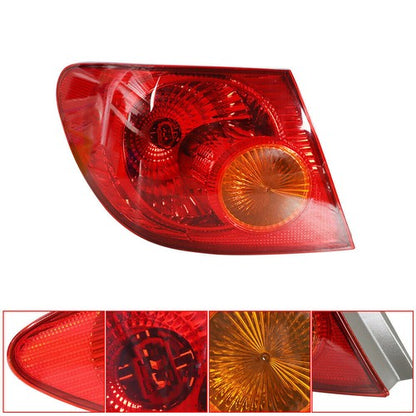 For 2003-2008 Toyota Corolla Outer Tail Light Tail Lamp LH Left Driver Side