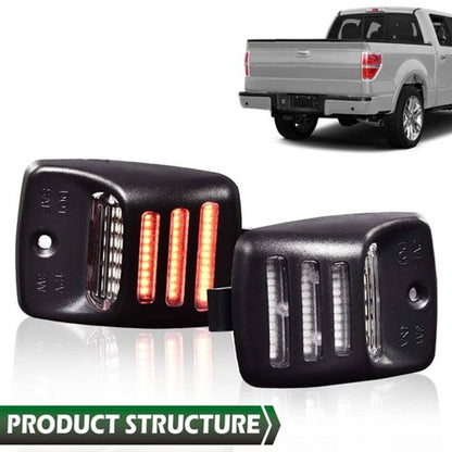 Solid Spare Full LED License Plate Light Fit For 2005-2015 Toyota Tacoma Tundra Red