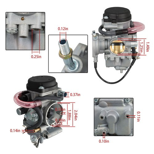 Solid Spare Carburetor Kit For Yamaha Big Bear Wolverine Kodiak Grizzly 250 350 400 450