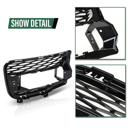 Solid Spare Fit For 14-17 Land Rover Range Rover Sport Front Bumper Fog Light Cover Right