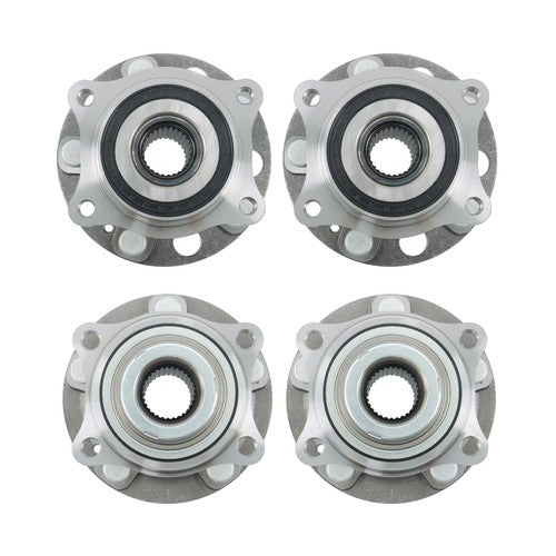Solid Spare 4pcs For Hyundai Tucson Kia Sportage 2017-2020 Front Rear Wheel Bearing Hubs AWD