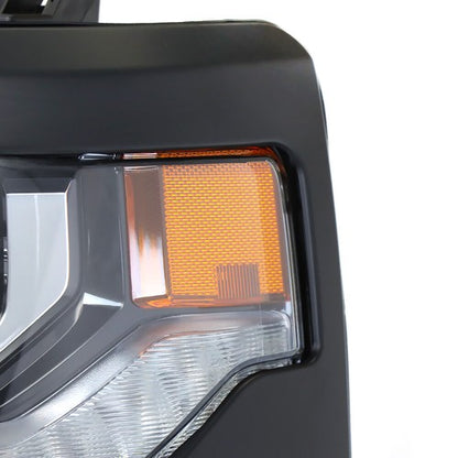Solid Spare w/ LED DRL For Chevy Silverado 1500 2016-2018 Headlamp Headlight HID/Xenon Left