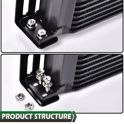 Solid Spare Universal Aluminum Mounting Bracket Short Engine Oil Cooler Radiator Adapter