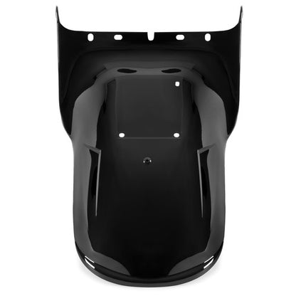 Solid Spare Short Rear Fender Black Seat For Harley-Davidson Softail 06-17 200mm Tire models