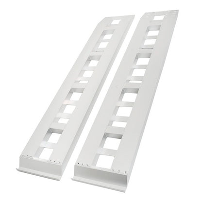 Solid Spare 80"×15" Ramps 6000 LBS 2Pcs Hook end knife Aluminum For Truck Car Auto Trailer
