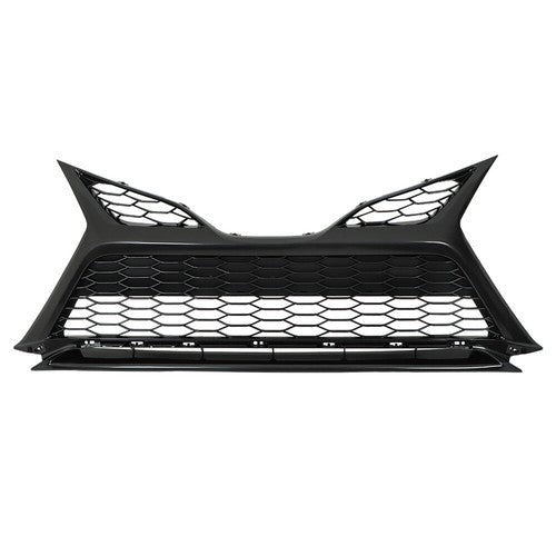 Solid Spare Black For Toyota Camry SE 2021-2023 9pcs Fog Light Bezel Set Front Grille Trim