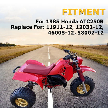 Solid Spare Front and Rear Fenders Complete Plastic Set ABS For 1985 Honda ATC250R