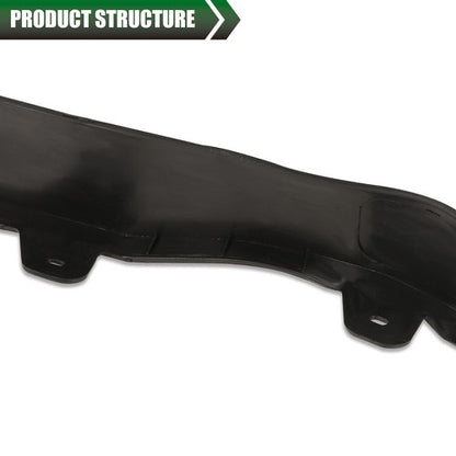 Solid Spare Fit For 16-21 Chevrolet Malibu Front Bumper Grille Lower Air Deflector Black