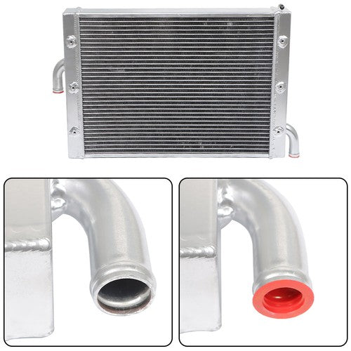 Solid Spare 2-Row Aluminum Radiator For 2017 2018 2019 2020 2021 POLARIS RZR 1000 XP S Turbo