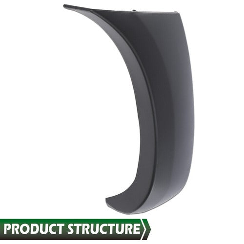 Solid Spare Fit For 2005-2011 Toyota Tacoma Black Front Bumper End Cap Right Side
