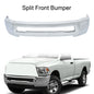 Solid Spare Chrome CH1002391 Split For RAM 2500 3500 2010-2018 Front Lower Bumper W/o Holes
