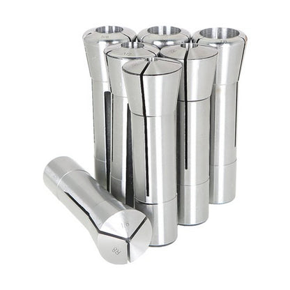 Solid Spare Fractional R8 Collet Set 1/8" to 7/8" High Precision For Bridgeport 7 Piece USA