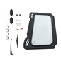 Solid Spare For Polaris RZR 900 1000 Turbo 2014-2018 Full Glass Windshield W/Wiper Front