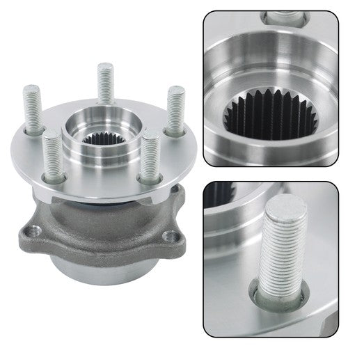 Solid Spare For Subaru Outback 2010-14 For Impreza 08-14 Rear Wheel Bearing Hub Replacement