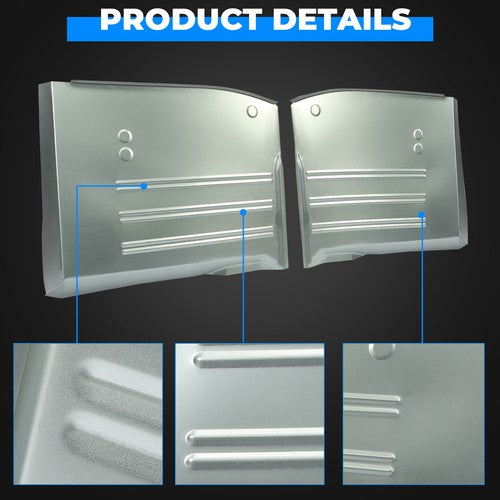 Solid Spare New Pair Front Floor Pans Steel For Chevy Chevrolet 1955 1956 1957