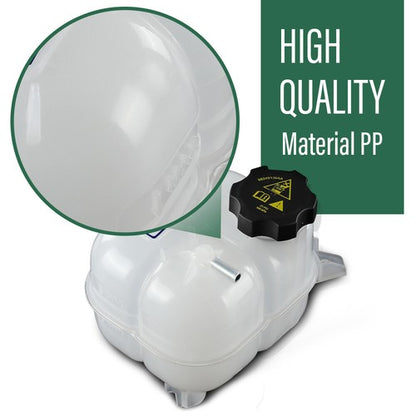 Solid Spare Coolant Reservoir Tank Fit For 2015-2017 Chrysler 200 2014-2018 Jeep Cherokee
