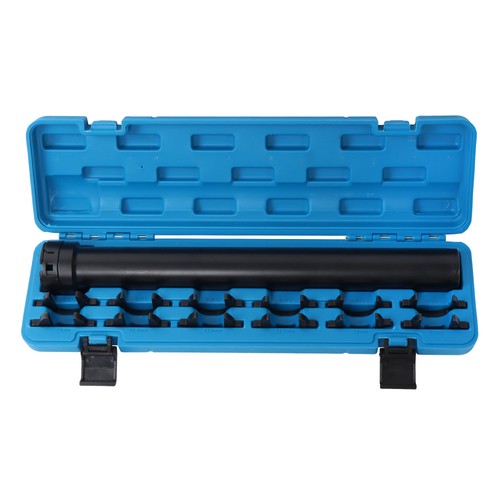 Solid Spare 13Pcs Inner Tie Rod Removal Tool Kit w/ 12 Crowfoot Adapters 1/2 Inch Drive Tube