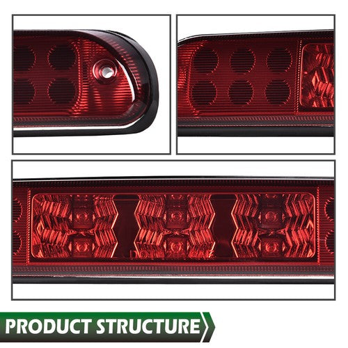 Solid Spare LED Third 3rd Brake Light Cargo Lamp Fit For 1999-2016 Ford F250 F350 Super Duty