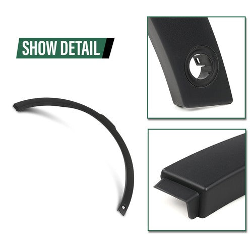 Solid Spare Fit For 2014-2018 Range Rover Evoque Front Right Fender Trim w/ Sensor Hole