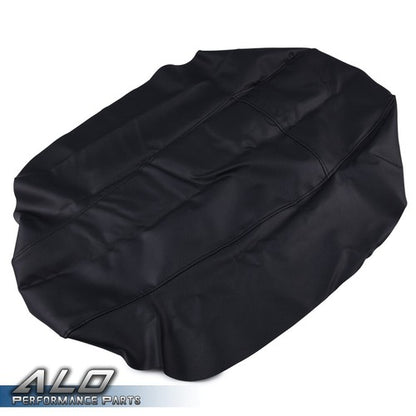 Solid Spare Fit For 2013-2020 Polaris Scrambler 850 1000 Synthetic Leather Seat Cover Black