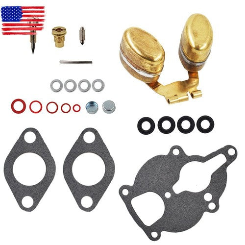 Solid Spare Carburetor Kit & Float For Zenith Wisconsin Engine VH4D VHD TJD Replaces LQ39