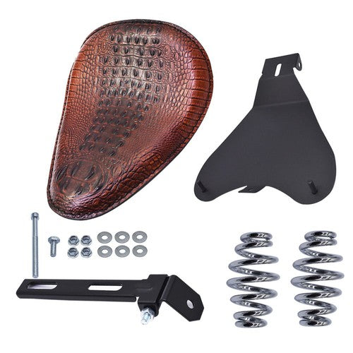 Solid Spare Brown Motorcycle Bobber Solo Seat Spring For Yamaha V Star 1300 1100 950 650 250