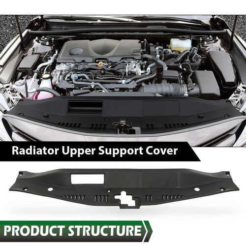 Solid Spare Fit For 2018-2024 Toyota Camry Radiator Support Access Upper Top Cover Assembly
